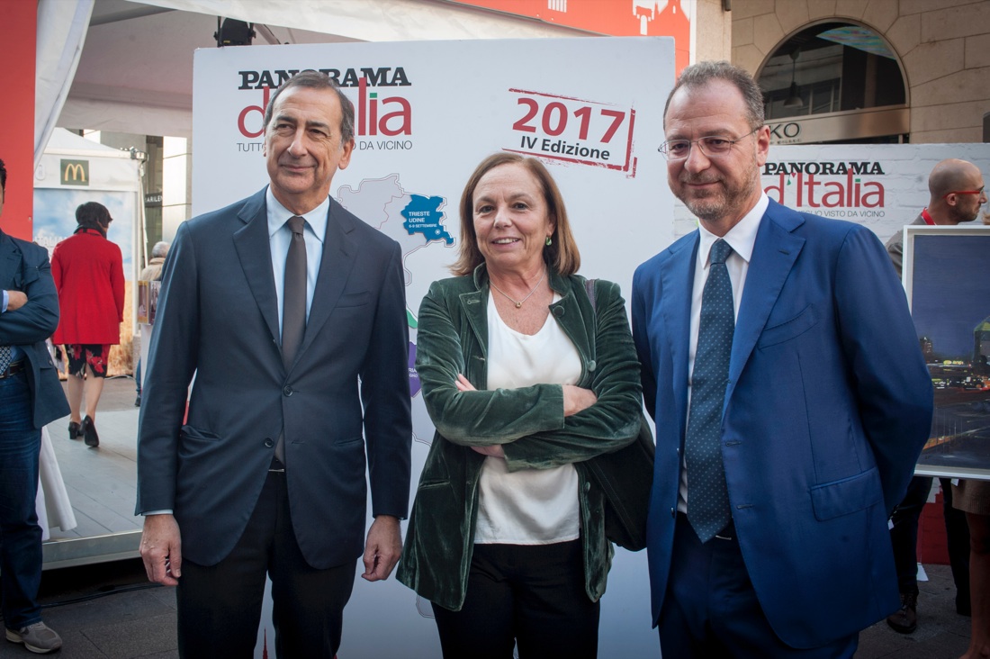 Panorama d’Italia a Milano: sindaco, fanfara e coro di voci bianche per l’inaugurazione