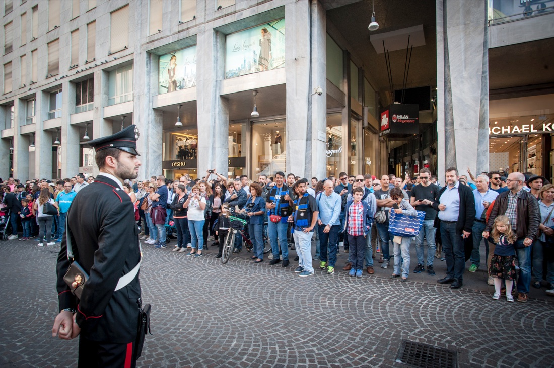 Panorama d’Italia a Milano: sindaco, fanfara e coro di voci bianche per l’inaugurazione