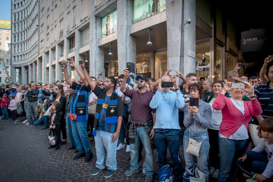 Panorama d’Italia a Milano: sindaco, fanfara e coro di voci bianche per l’inaugurazione