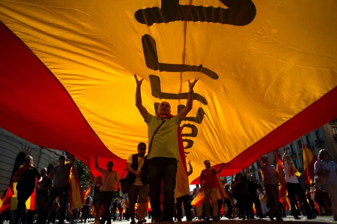 Barcellona: la voce degli unionisti – FOTO
