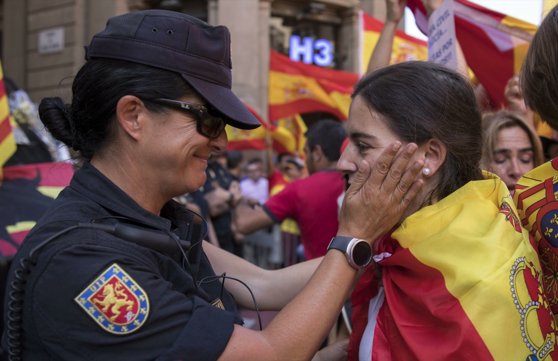 Barcellona: la voce degli unionisti – FOTO