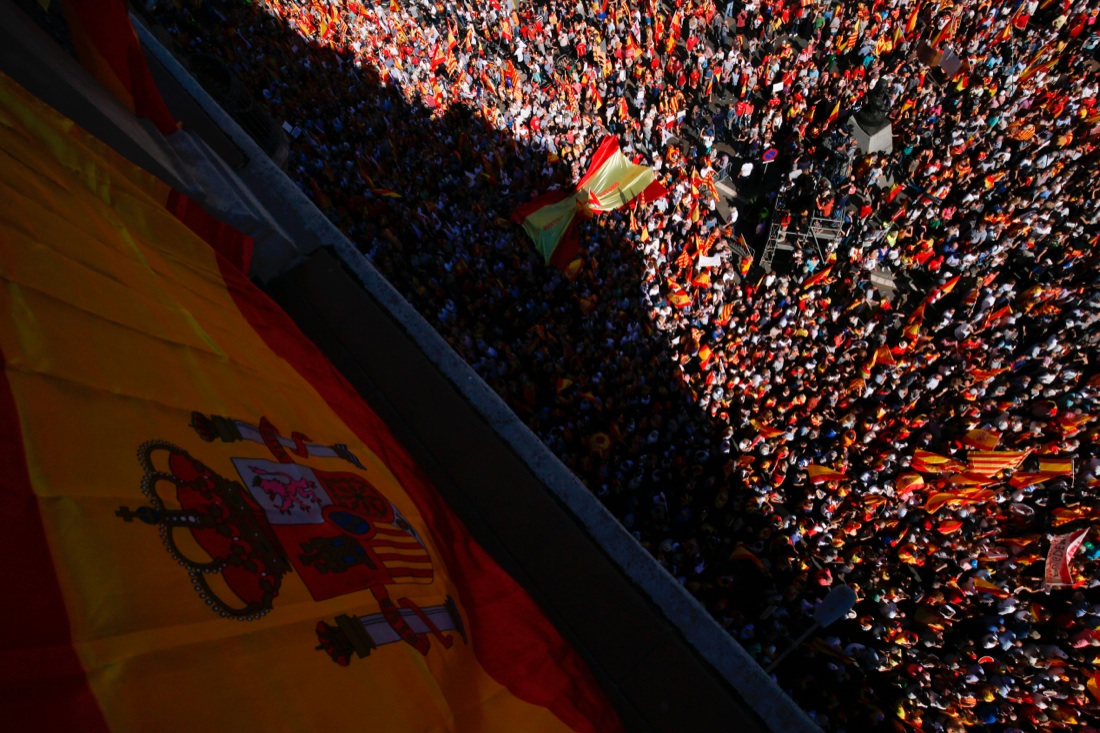 Barcellona: la voce degli unionisti – FOTO