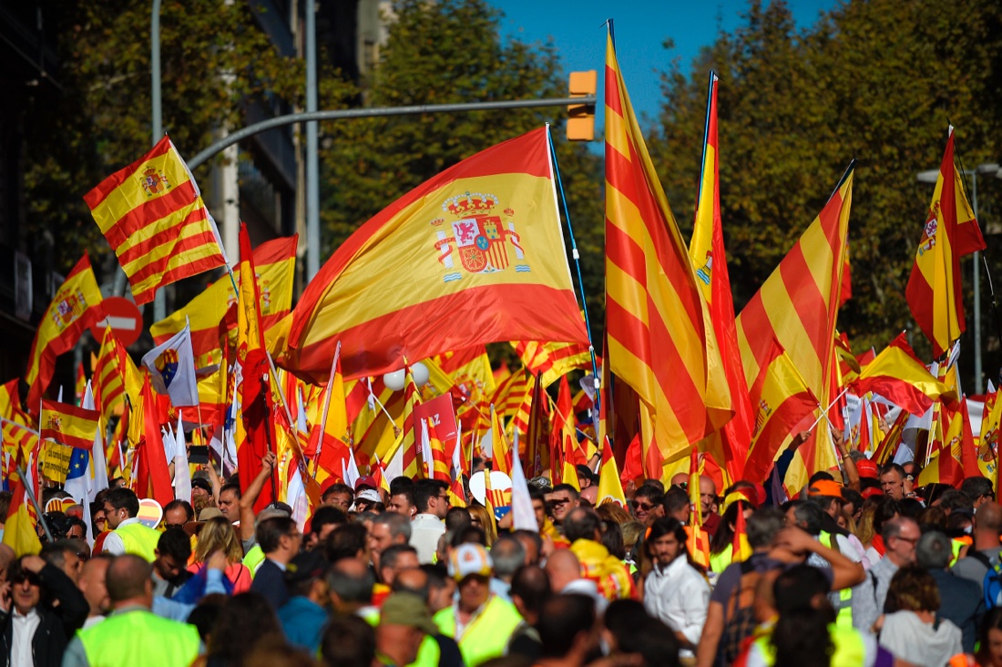 Barcellona: la voce degli unionisti – FOTO