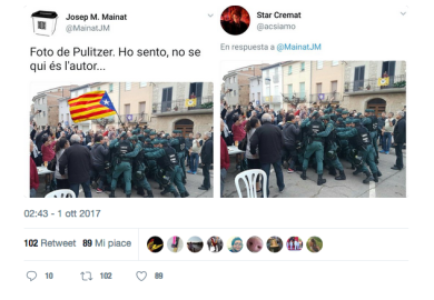 L’indipendenza della Catalogna e la “guerra” delle immagini