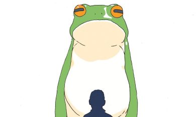 ‘Ranocchio salva Tokyo’, il nuovo libro di Murakami illustrato da LRNZ