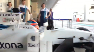 Kubica torna in Formula 1. Test Willams ad Abu Dhabi | video