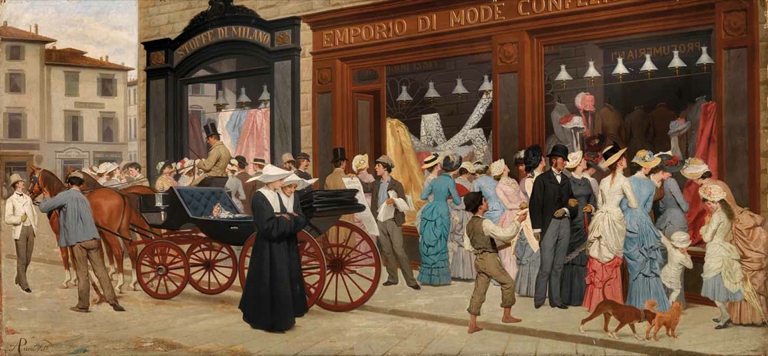 La storia della moda femminile nel secondo Ottocento La storia della moda femminile nel secondo Ottocento