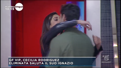Cecilia Rodriguez eliminata dal Gf vip; il saluto con Ignazio Moser | video