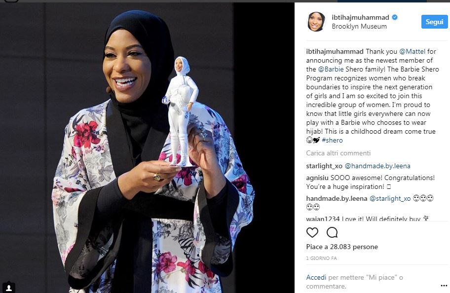 La prima Barbie col velo celebra la libertà di scegliere