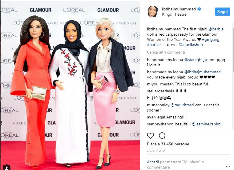 La prima Barbie col velo celebra la libertà di scegliere