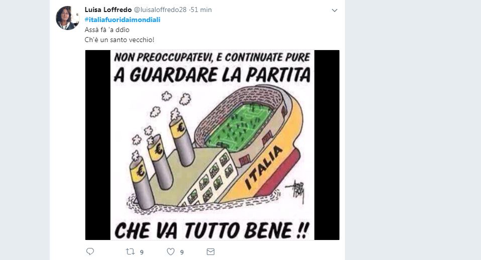 #Italiafuoridaimondiali: le foto e i tweet più divertenti del day after #Italiafuoridaimondiali: le foto e i tweet più divertenti del day after