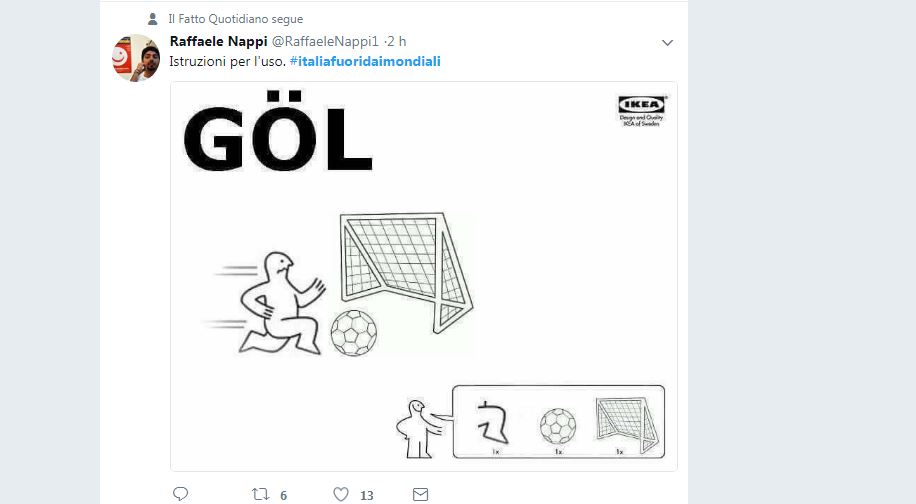 #Italiafuoridaimondiali: le foto e i tweet più divertenti del day after #Italiafuoridaimondiali: le foto e i tweet più divertenti del day after