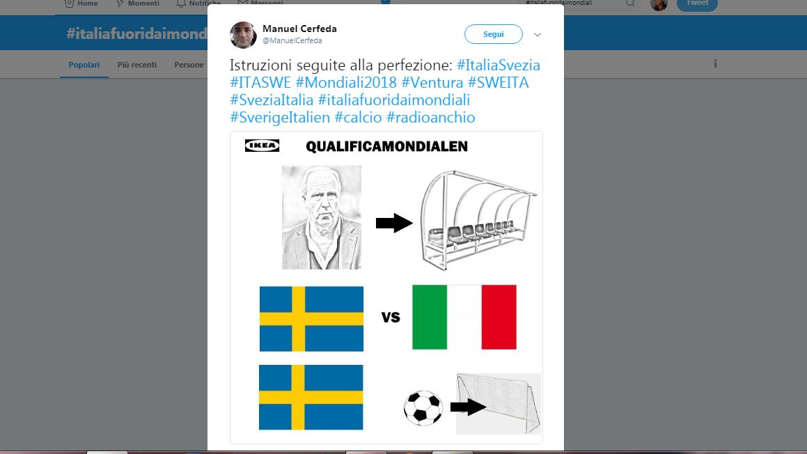 #Italiafuoridaimondiali: le foto e i tweet più divertenti del day after #Italiafuoridaimondiali: le foto e i tweet più divertenti del day after