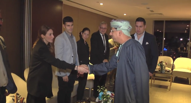 I giornalisti europei in visita al Ministero dell’Informazione dell’Oman con Apema
