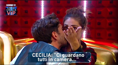 Cecilia Rodriguez e Ignazio Moser; bacio “hot” al Gf Vip | video
