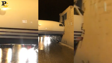 Malta: aereo finisce contro una casa all’aeroporto | video