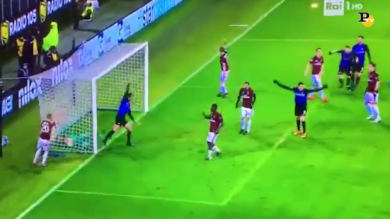 Milan Inter il gol annullato ai nerazzurri dal Var
