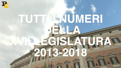 Tutti i numeri della XVII legislatura | video