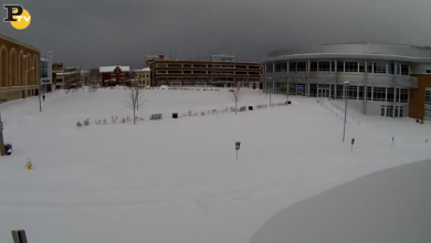 Usa: 130cm di neve in 30 ore ad Erie | timelapse video