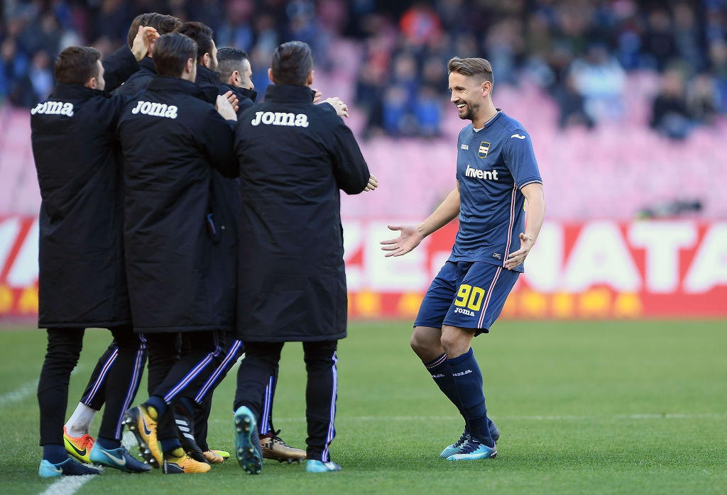 Napoli – Sampdoria 3-2: la partita in 10 foto