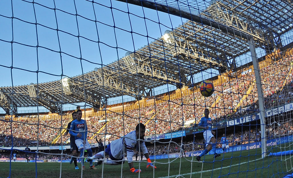 Napoli – Sampdoria 3-2: la partita in 10 foto