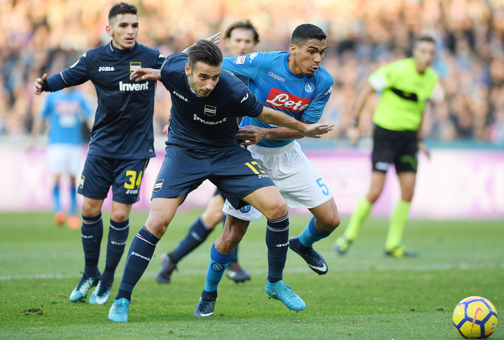 Napoli – Sampdoria 3-2: la partita in 10 foto