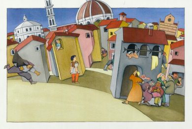 Storie di bambini. I disegni di Letizia Galli in mostra a Venezia