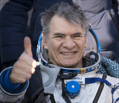 Il ritorno di Paolo Nespoli dallo spazio – FOTO
