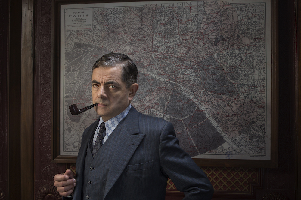 Mr Bean diventa Maigret: foto e video in esclusiva