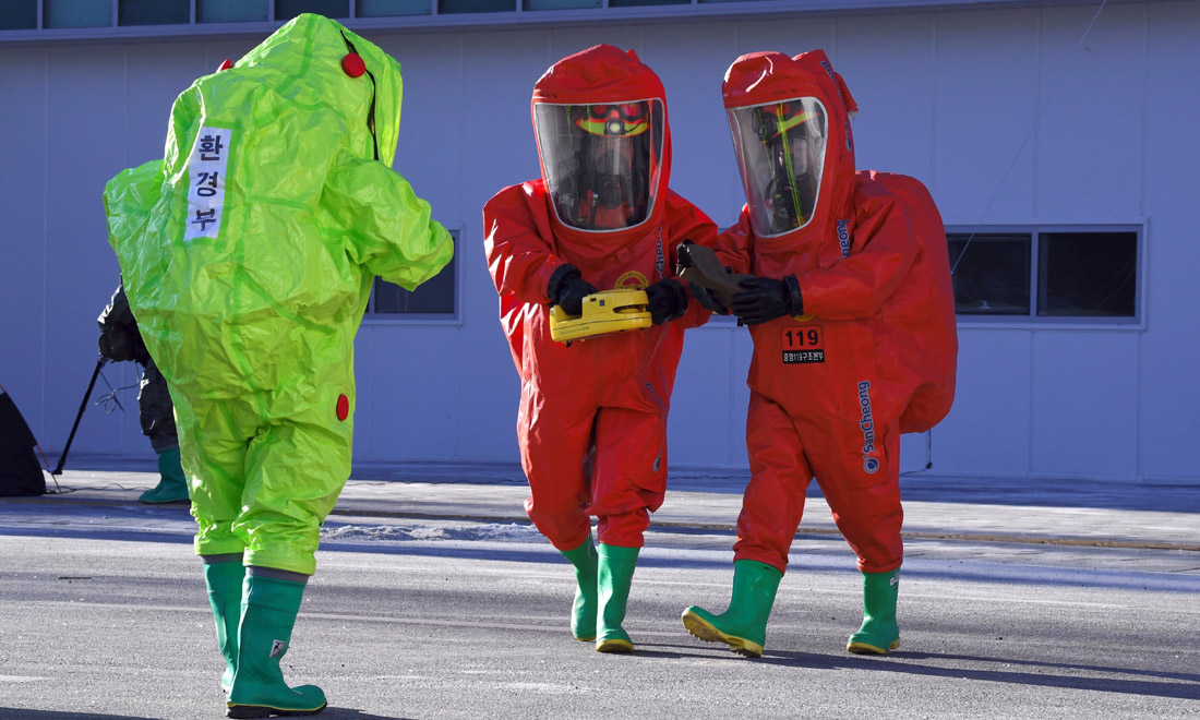 Corea del Sud, esercitazioni anti-terrorismo per le Olimpiadi invernali – Foto