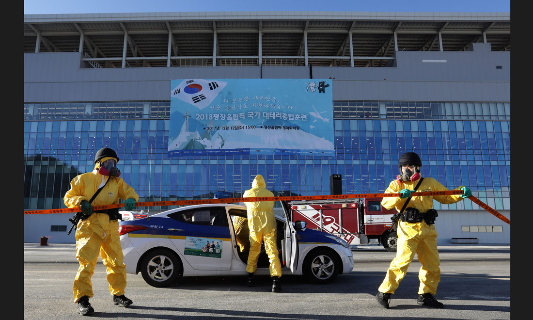 Corea del Sud, esercitazioni anti-terrorismo per le Olimpiadi invernali – Foto