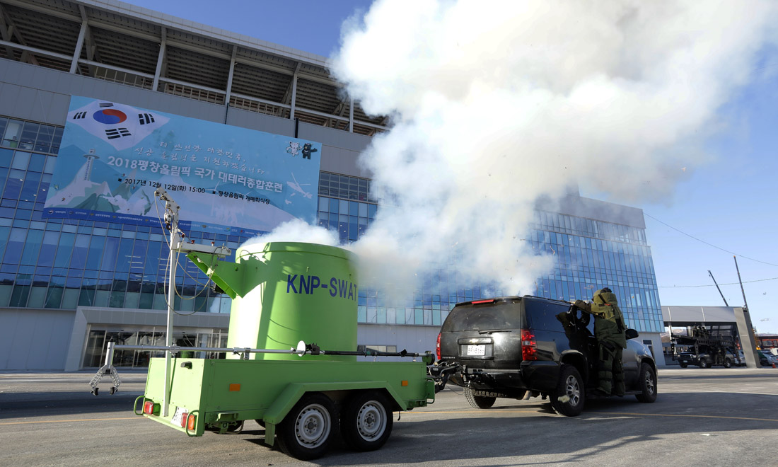 Corea del Sud, esercitazioni anti-terrorismo per le Olimpiadi invernali – Foto