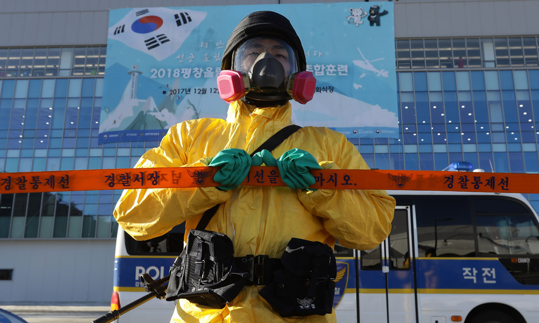Corea del Sud, esercitazioni anti-terrorismo per le Olimpiadi invernali – Foto