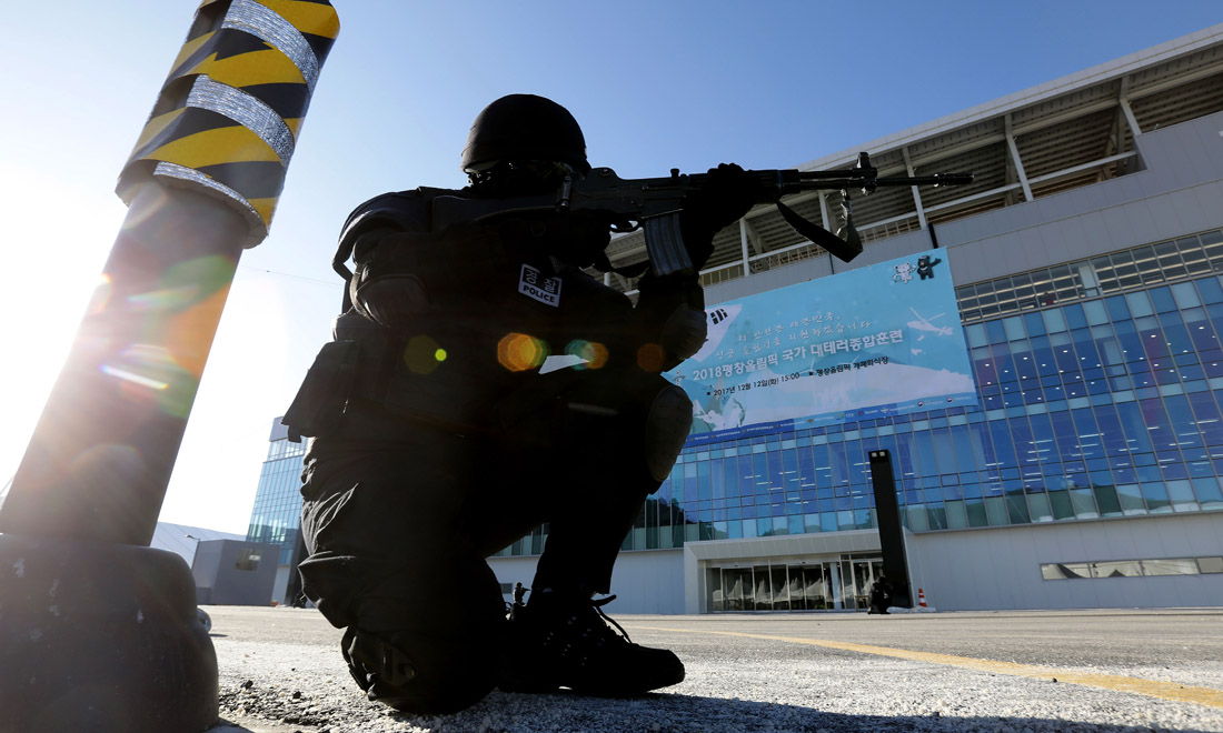 Corea del Sud, esercitazioni anti-terrorismo per le Olimpiadi invernali – Foto