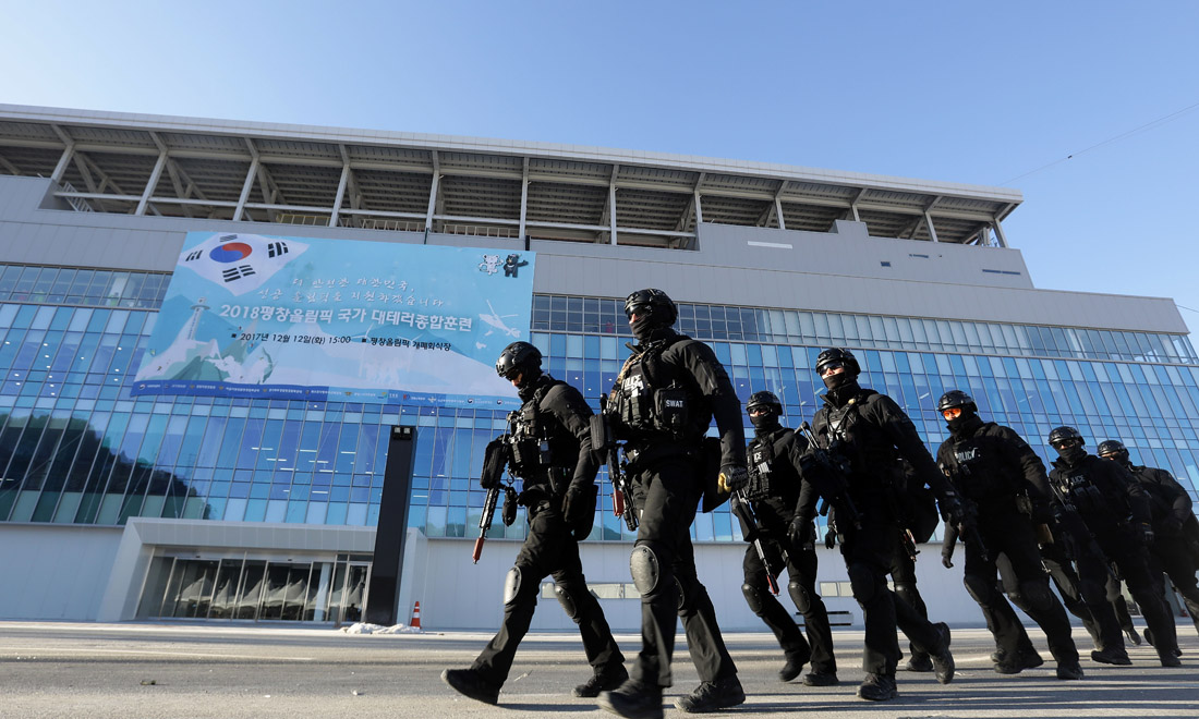 Corea del Sud, esercitazioni anti-terrorismo per le Olimpiadi invernali – Foto