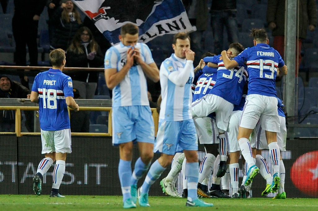 Sampdoria – Lazio 1-2: la partita in 10 foto