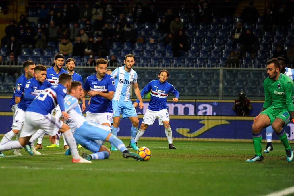 Sampdoria – Lazio 1-2: la partita in 10 foto
