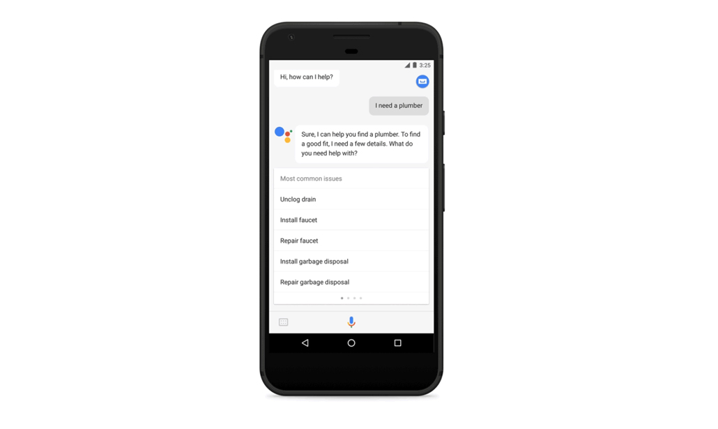 Google Assistant ti aiuta a trovare l’idraulico Google Assistant ti aiuta a trovare l’idraulico