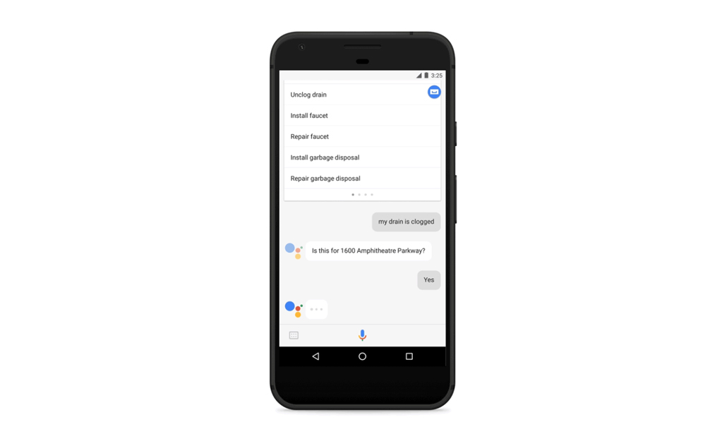 Google Assistant ti aiuta a trovare l’idraulico Google Assistant ti aiuta a trovare l’idraulico