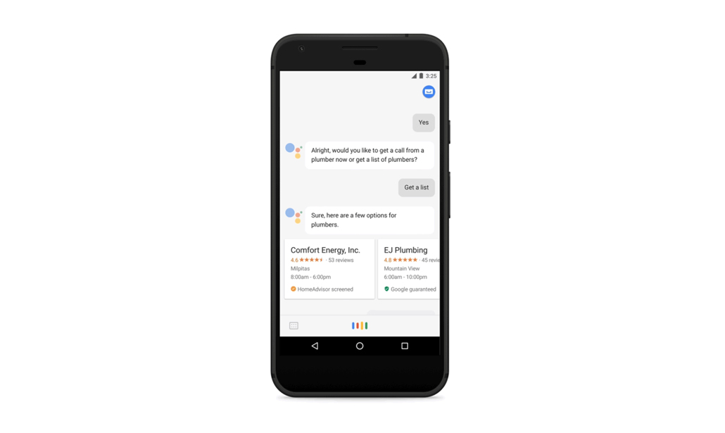 Google Assistant ti aiuta a trovare l’idraulico Google Assistant ti aiuta a trovare l’idraulico