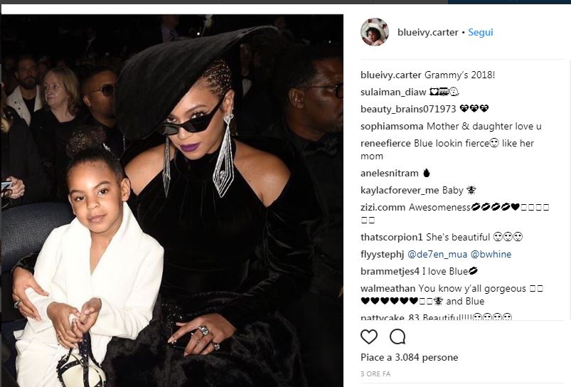 Blue Ivy Carter social star ai Grammy Awards Blue Ivy Carter social star ai Grammy Awards