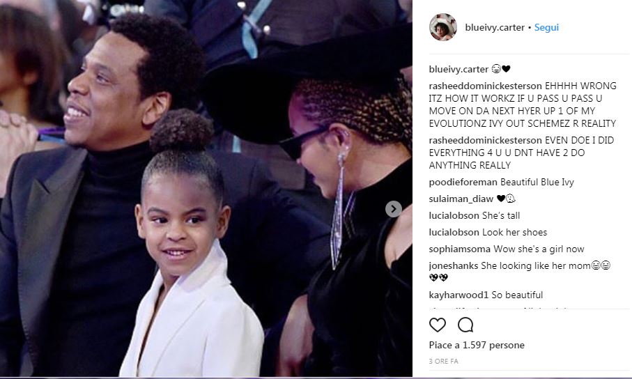 Blue Ivy Carter social star ai Grammy Awards Blue Ivy Carter social star ai Grammy Awards