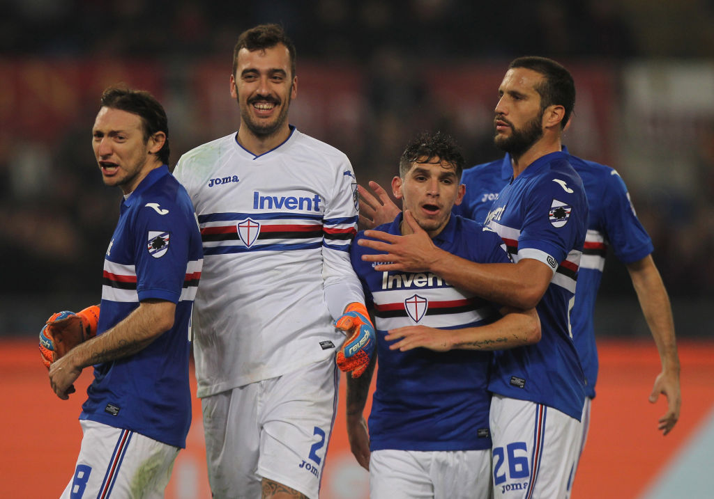 Roma – Sampdoria 0-1: la partita in 10 foto