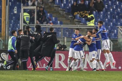 Roma – Sampdoria 0-1: la partita in 10 foto