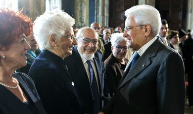 Mattarella: “Razzismo e guerra conseguenze inevitabili del fascismo”