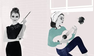 Audrey Hepburn in 2 libri che la disegnano e la raccontano
