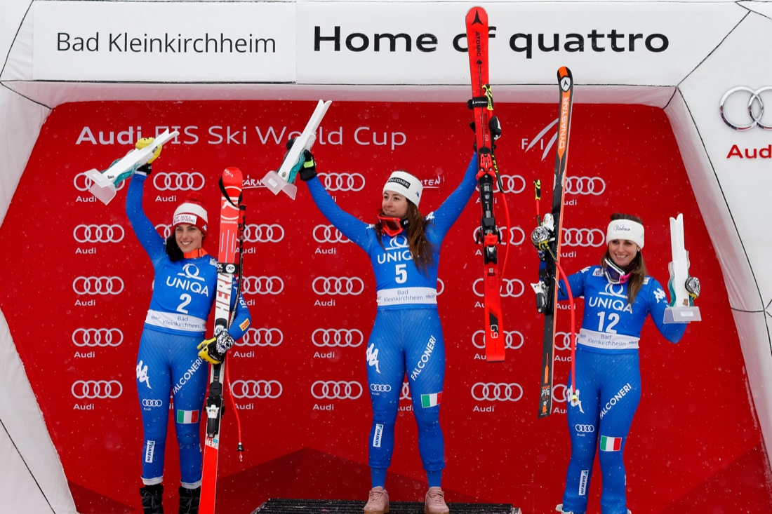 Sci alpino: Goggia, Brignone, Fanchini. La tripletta – foto Sci alpino: Goggia, Brignone, Fanchini. La tripletta – foto