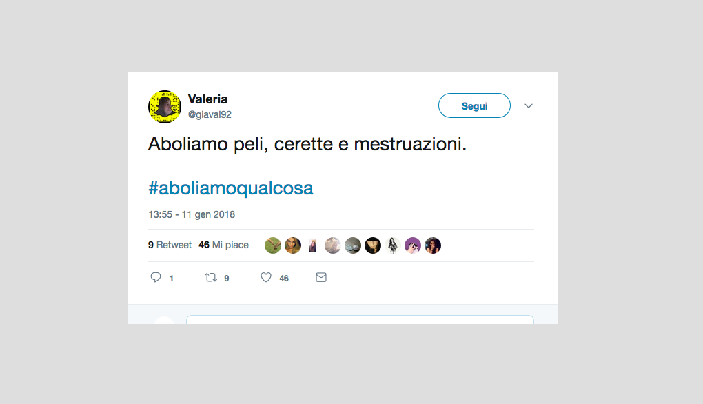 #AboliamoQualcosa: le proposte più divertenti sul web #AboliamoQualcosa: le proposte più divertenti sul web