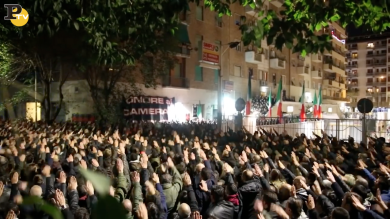 Manifestazione di Casa Pound per Acca Larentia | video