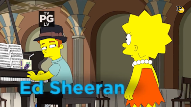 Ed Sheeran in un episodio dei Simpsons